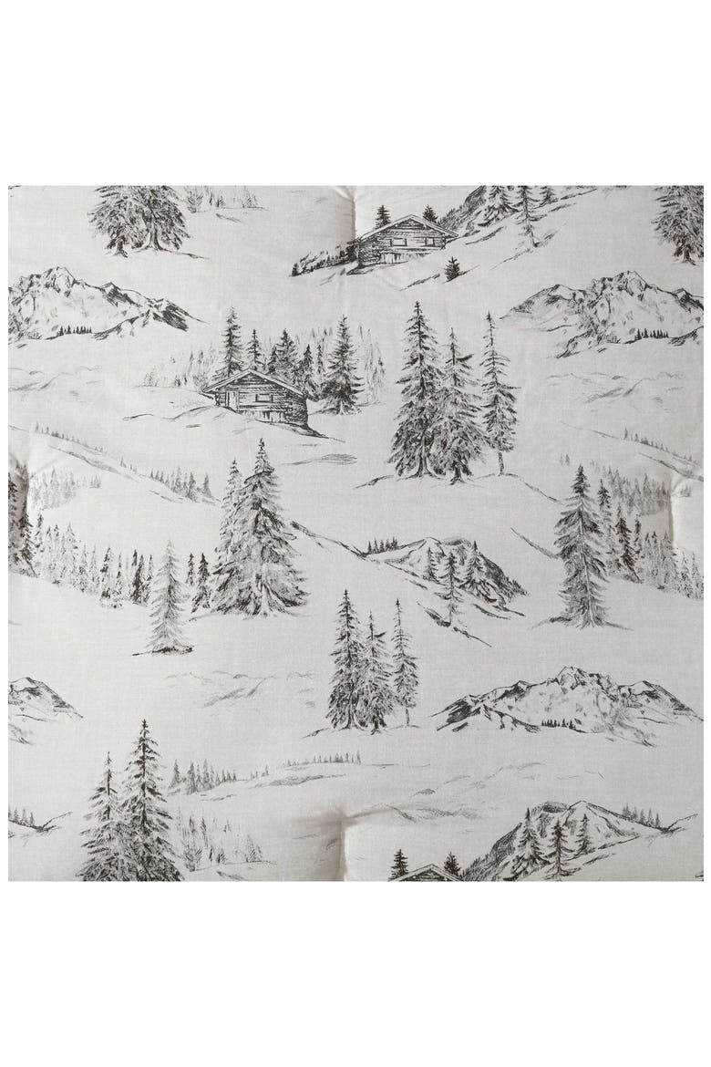 Rocky Mountain Cabin Reverisble Comforter Set, Alternate, color, LIGHT GREY/ BEIGE