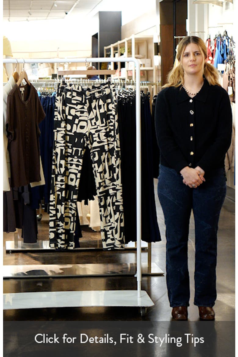 Meg Print High Waist Wide Leg Pants video