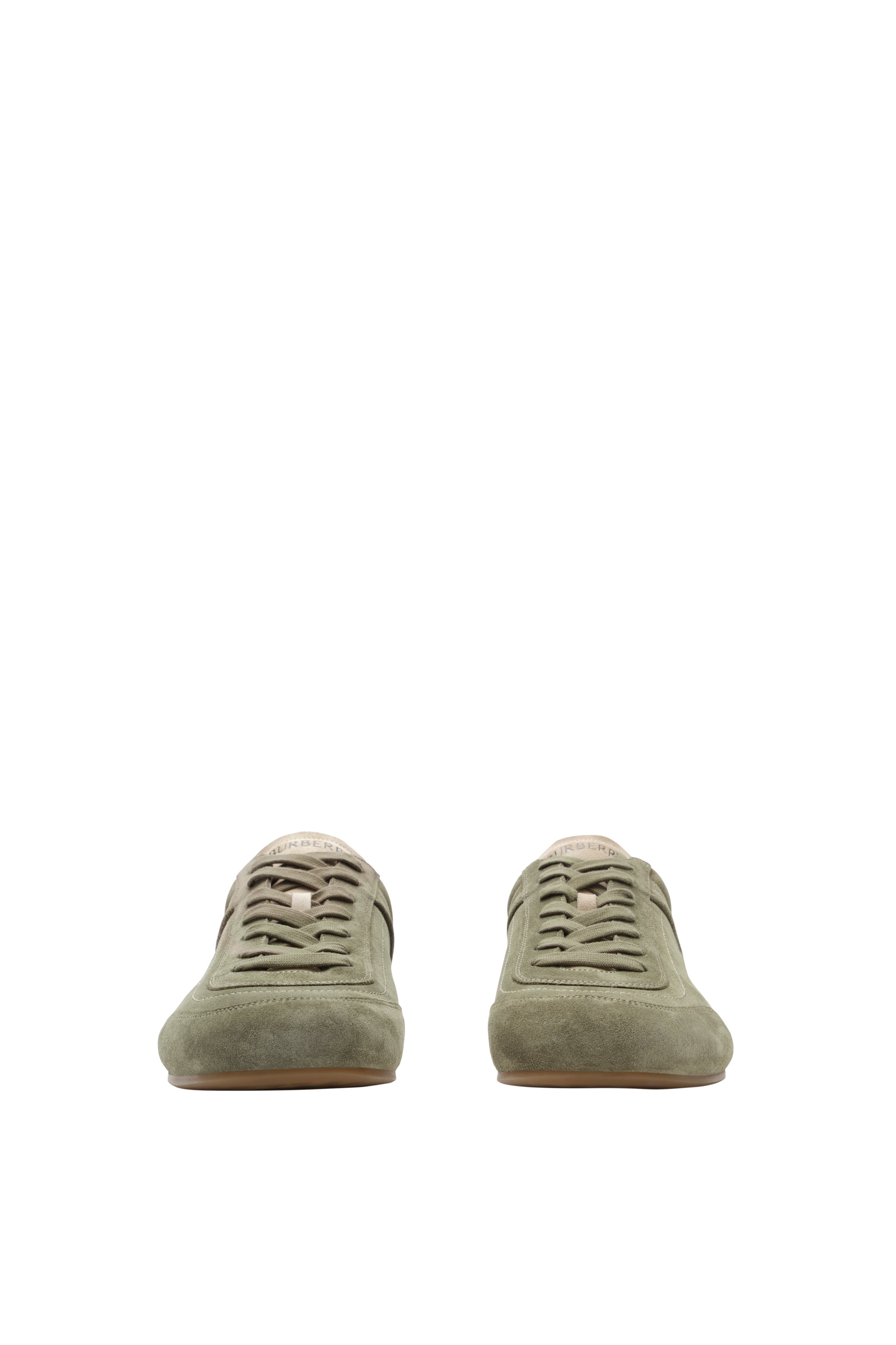 Suede Knight Runner Sneakers, Alternate, color, Airforce green/tawny beige