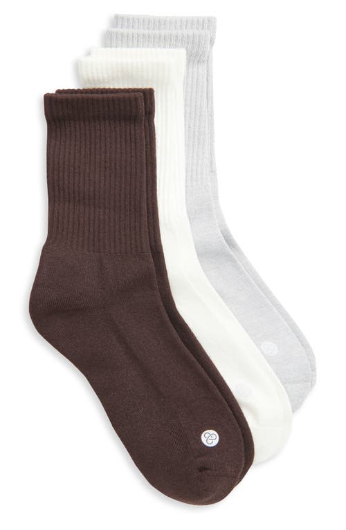 Zella 3-pack Crew Socks In Multi