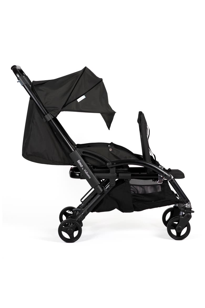 Limo Single to Double Stroller, Main, color, BLACK