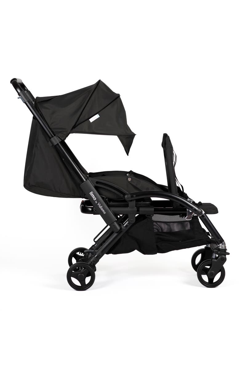 Vidiamo Limo Single to Double Stroller, Main, color, Black
