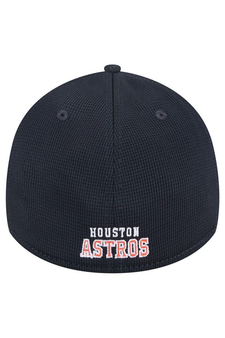 Men's New Era Navy Houston Astros Active Pivot 39THIRTY Flex Hat, Alternate, color, Navy