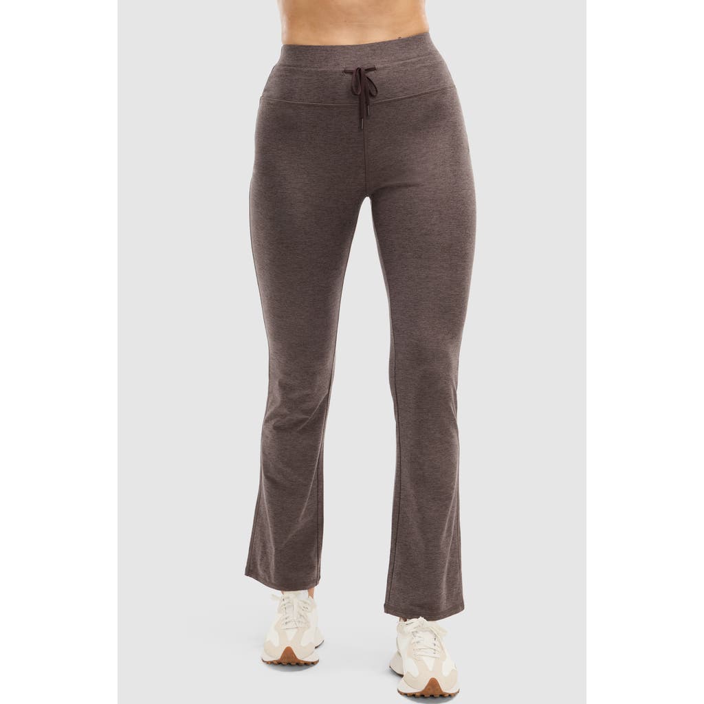 Peloton Dreamblend High Rise Flared Legging In Brown