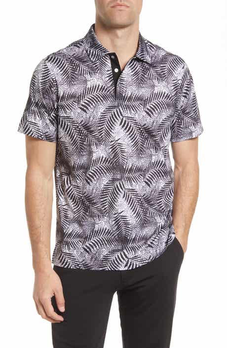 Bugatchi Digital Print Cotton Polo