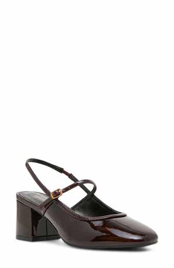 Eastt Faux Leather Slingback Pump