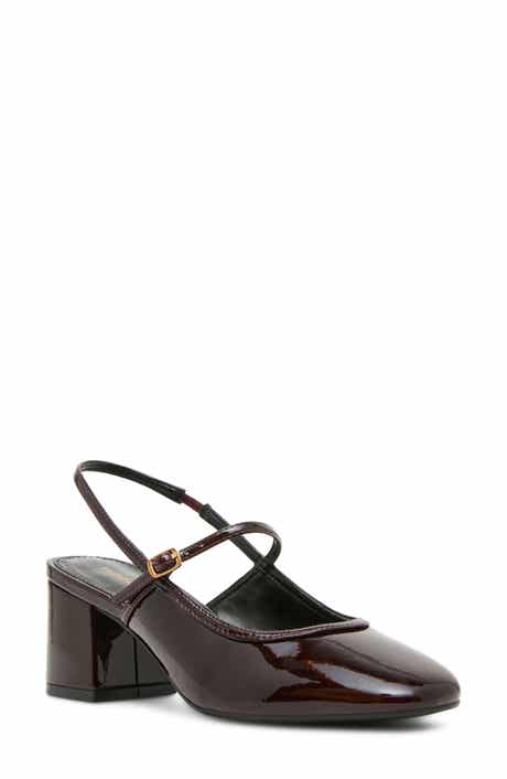 Eastt Faux Leather Slingback Pump