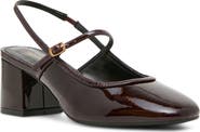 Madden Girl Eastt Faux Leather Slingback Pump