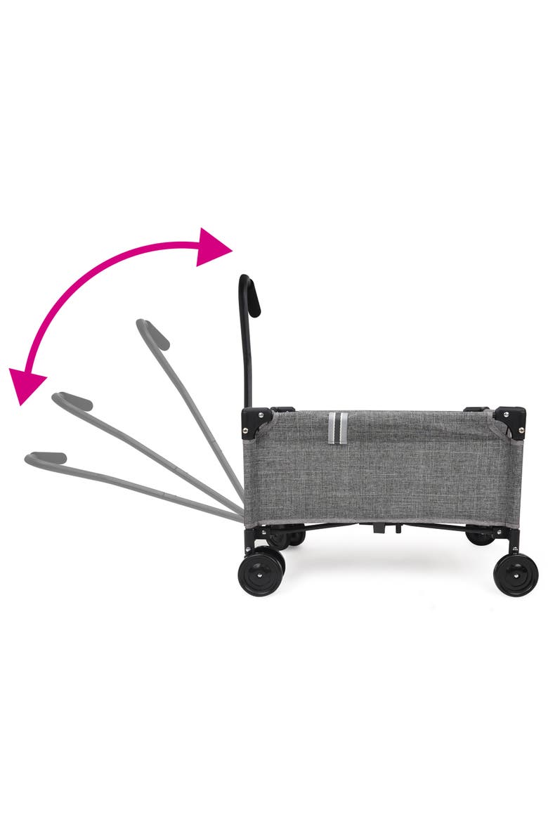 Little Wagon, Melange Folding Pull Along Cart, Alternate, color, Multicolored