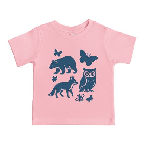 Woodsy Animals Short Sleeve T-Shirt (Toddler)