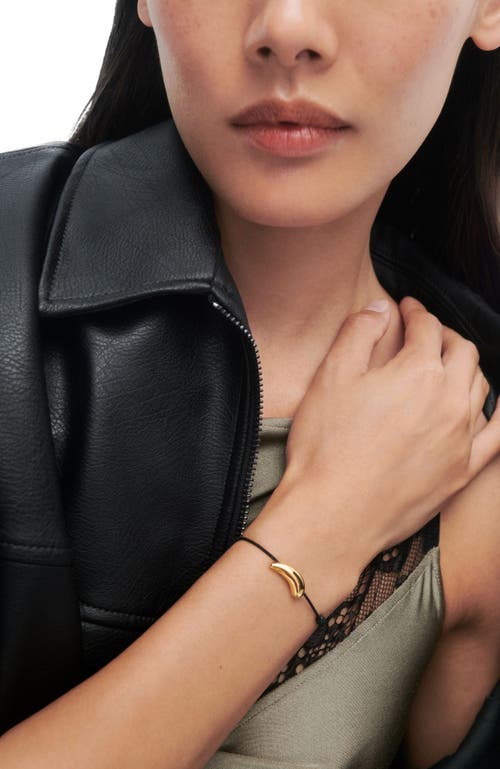 Pdpaola Orbit Cord Bracelet In Black