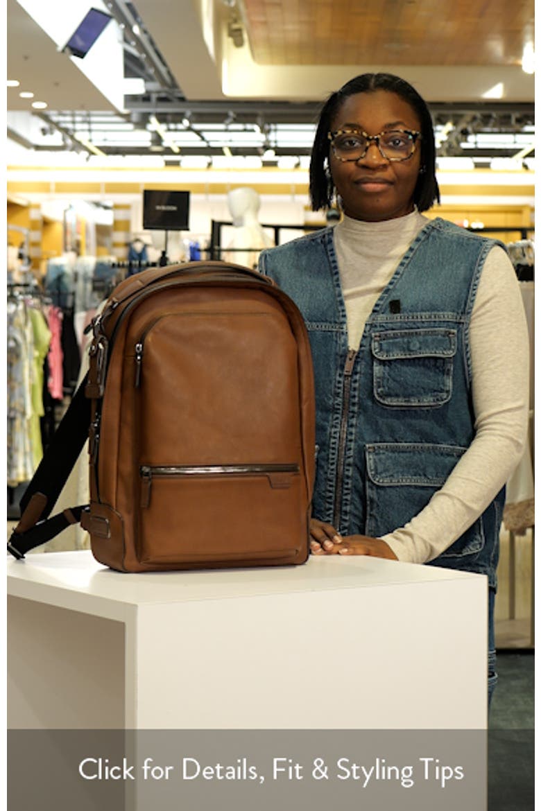 Harrison Bradner Leather Backpack video