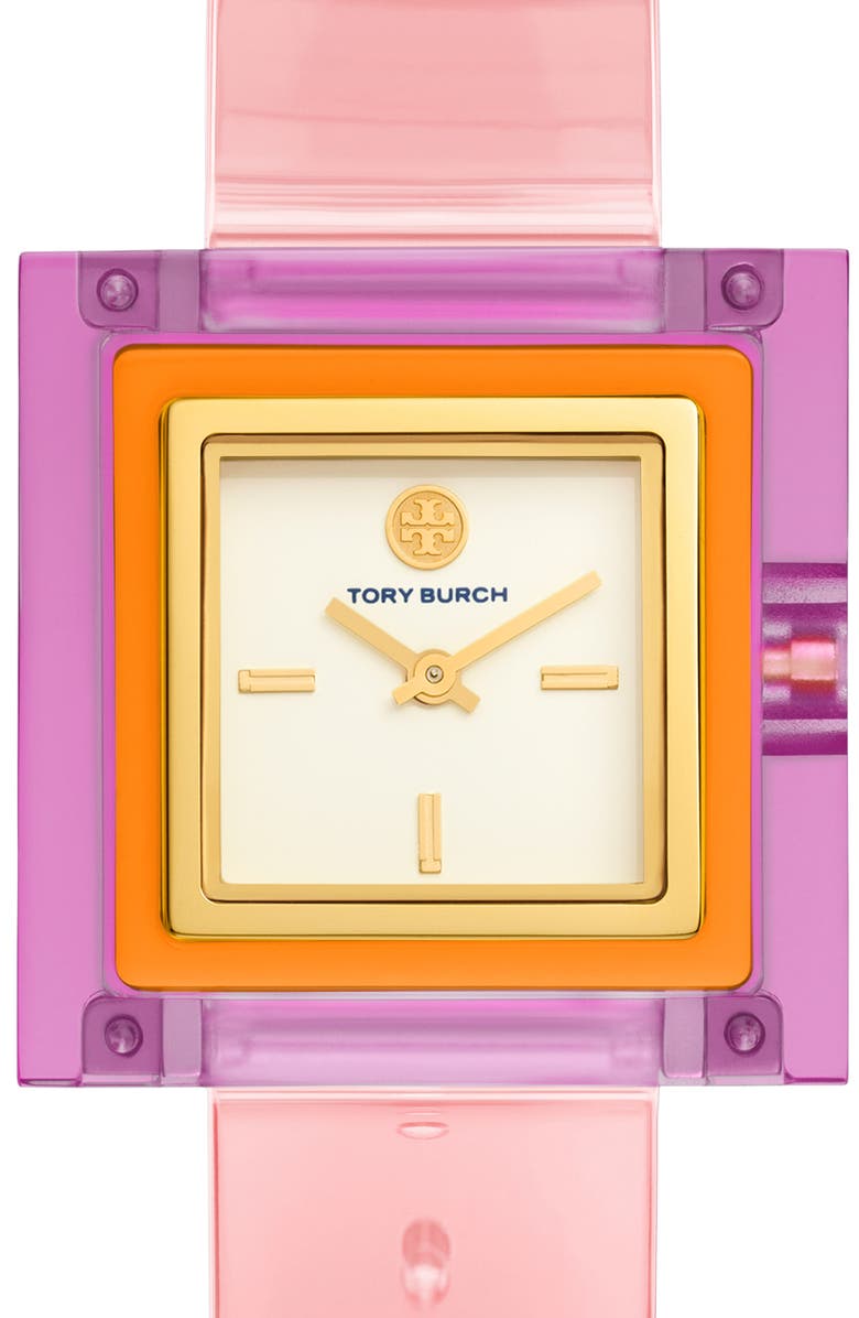 Tory Burch Sedgwick Square Watch, 33mm, Alternate, color, 