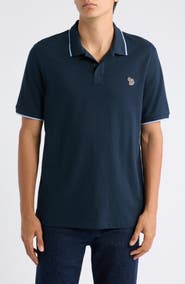 PS Paul Smith Zebra Logo Organic Cotton Polo