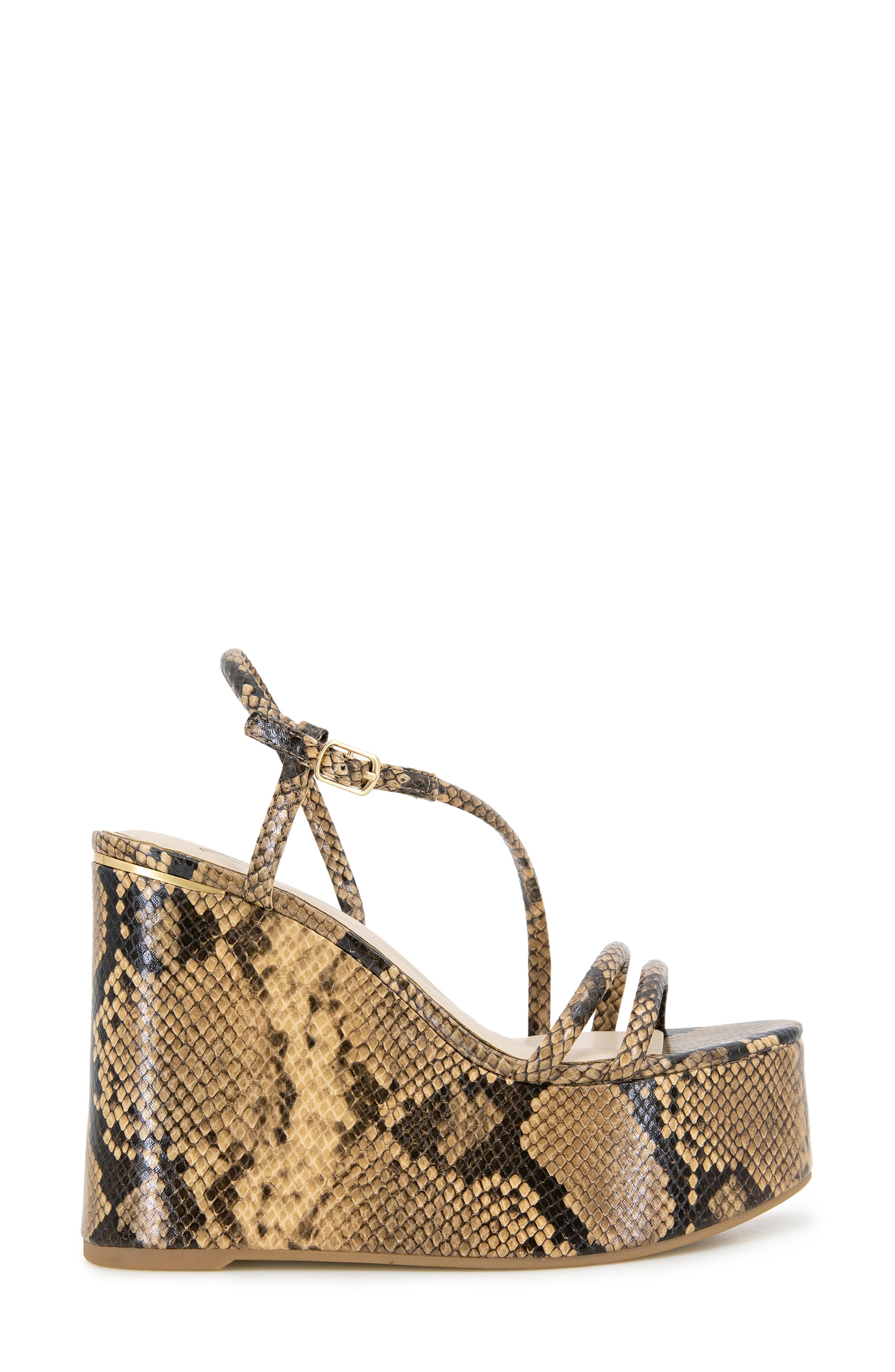 Kenneth Cole New York Tatiana Platform Wedge Sandal, Alternate, color, 