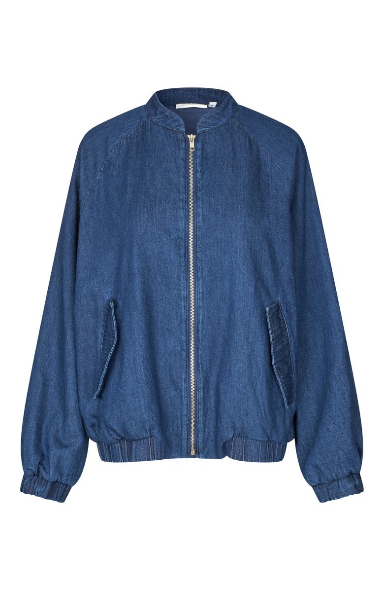Masai Copenhagen MaJossana Bomber Jacket, Alternate, color, Dark Denim