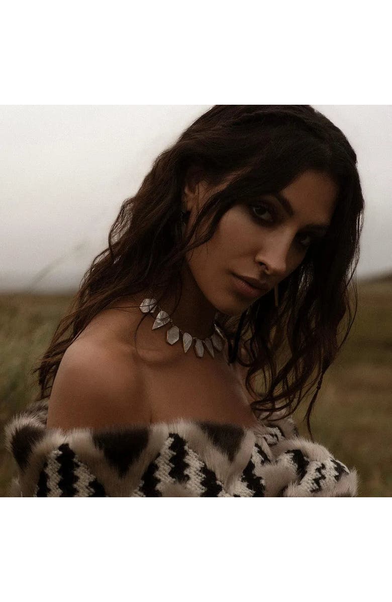 Freya Rose Warrioress Mother of Pearl Necklace, Alternate, color, White