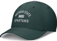 Nike Men's Nike Green Michigan State Spartans Primetime Rise Swoosh Flex Hat