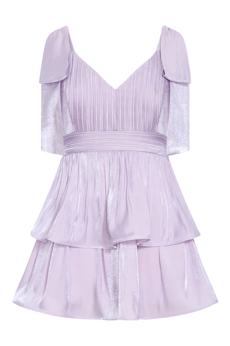 Betty Bow Cocktail Dress, Alternate, color, LILAC
