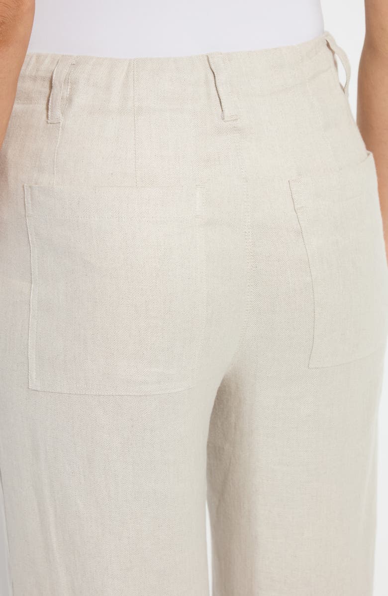 Lysse Gabriela High Waist Linen Blend Pants, Alternate, color, Flax Linen
