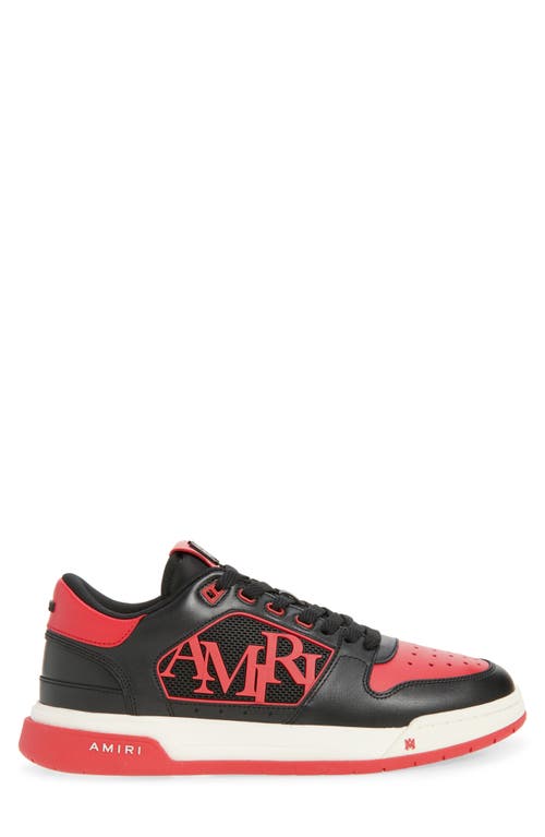 Amiri Low Top Sneakers With Round Toe And Perforated Patch