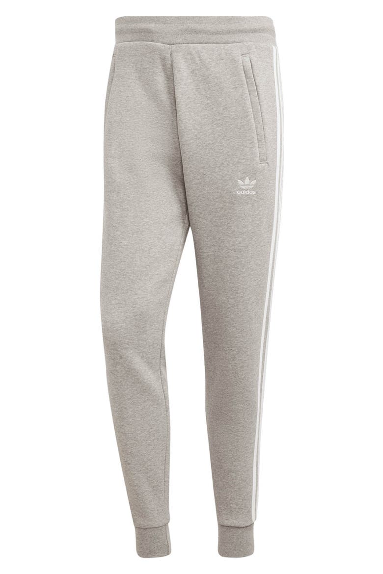 Adicolor 3-Stripes French Terry Joggers, Alternate, color, MEDIUM GREY HEATHER