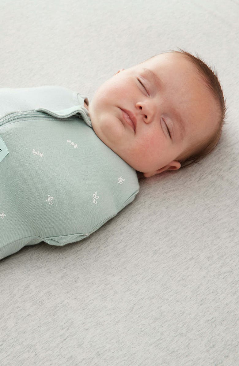 ergoPouch 0.2 TOG Organic Cotton Cocoon Swaddle Sack, Alternate, color, Sage