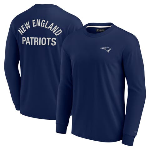 Unisex Fanatics Signature Navy New England Patriots Elements Super Soft Long Sleeve T-Shirt