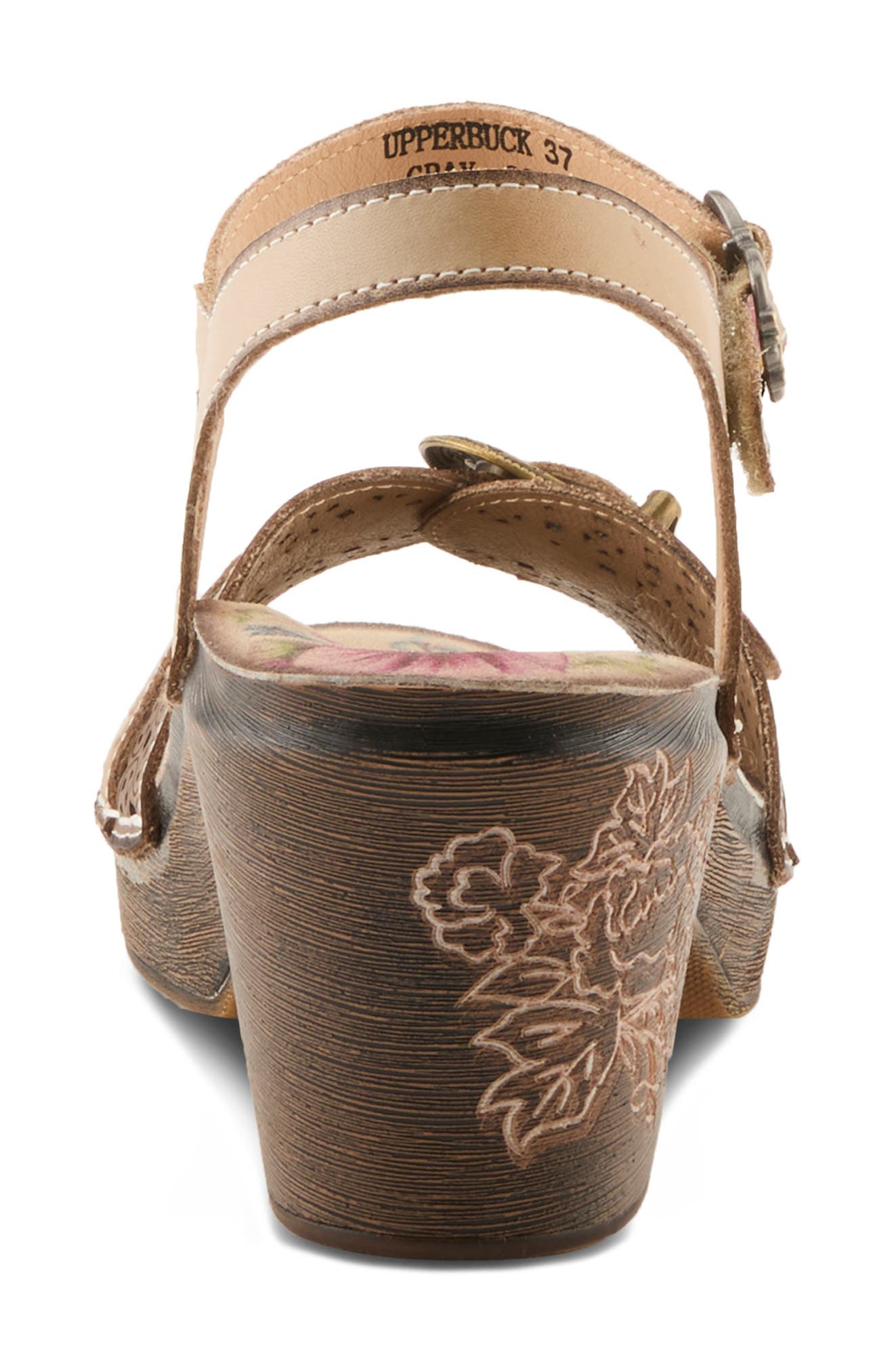 L'Artiste by Spring Step Upperbuck Sandal, Alternate, color, Grey Multi