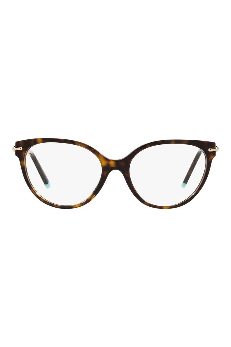 53mm Cat Eye Optical Glasses, Main, color, HAVANA/ DEMO LENS