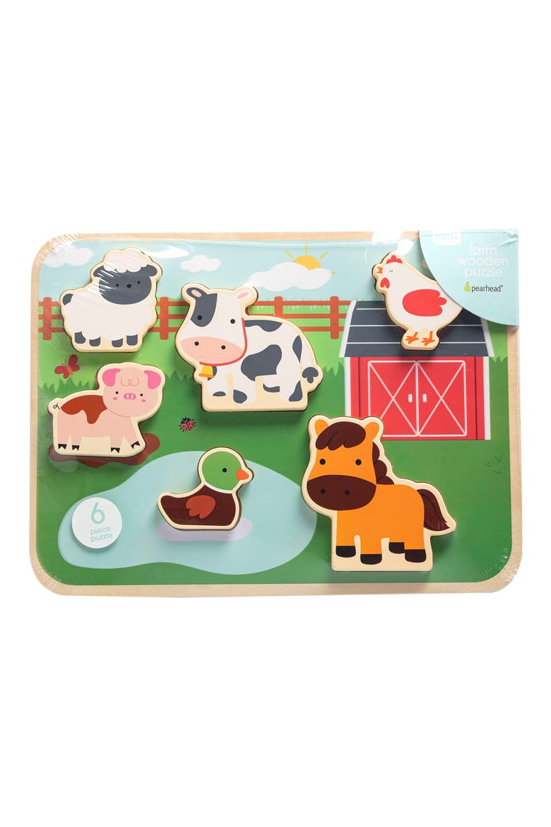 Kids' Farm Wooden Puzzle, Main, color, NONE