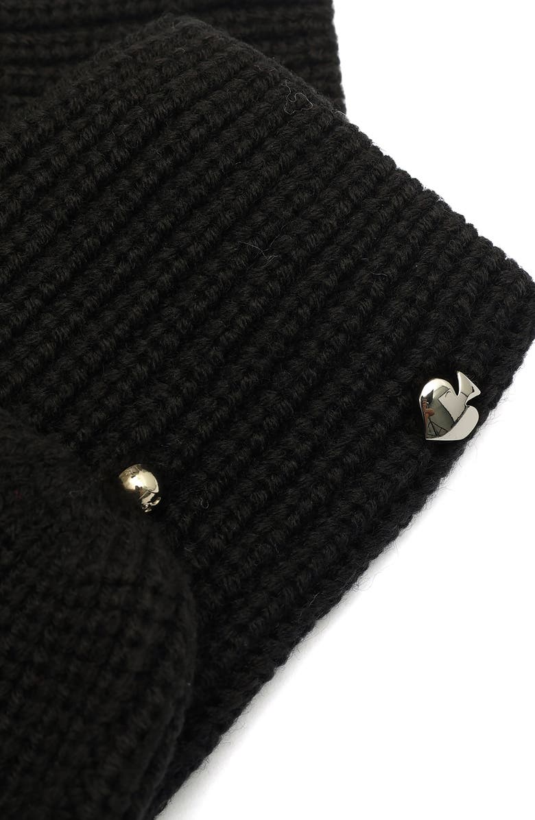 Kate Spade New York spade pop top convertible gloves, Alternate, color,