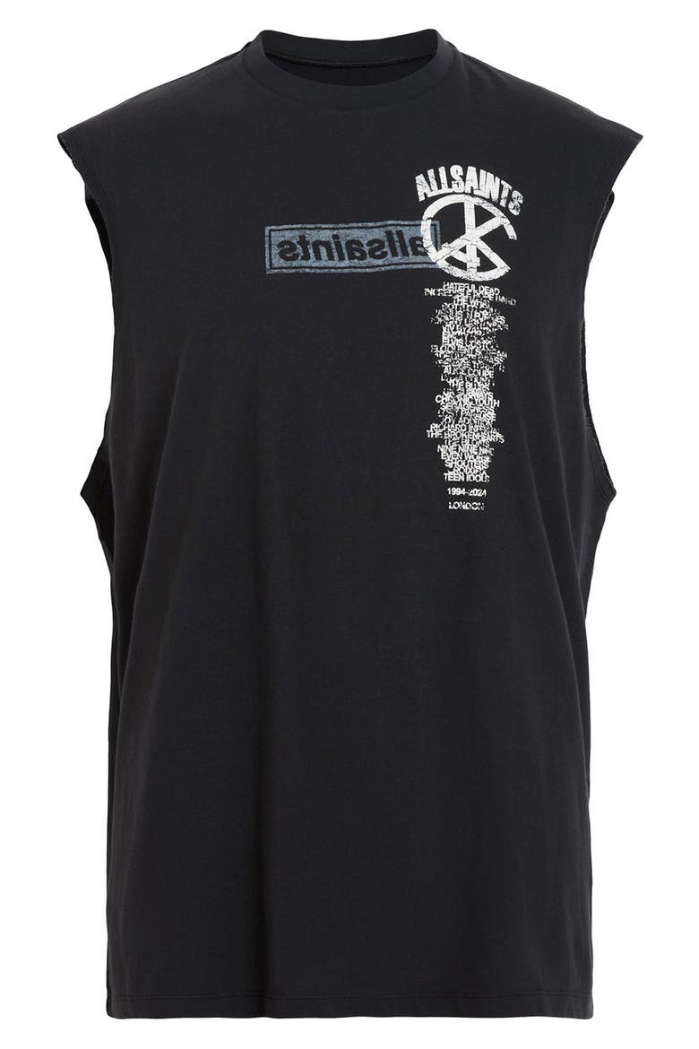 Stock Graphic Muscle Tee, Alternate, color, BLACK