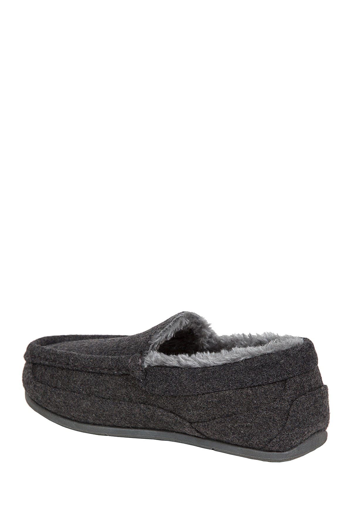 Deer Stags Lil' Spun Faux Fur Lined Slipper, Alternate, color, 