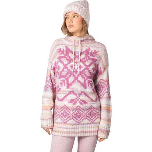 Kari Traa Rachel Knit Hoodie In Pink