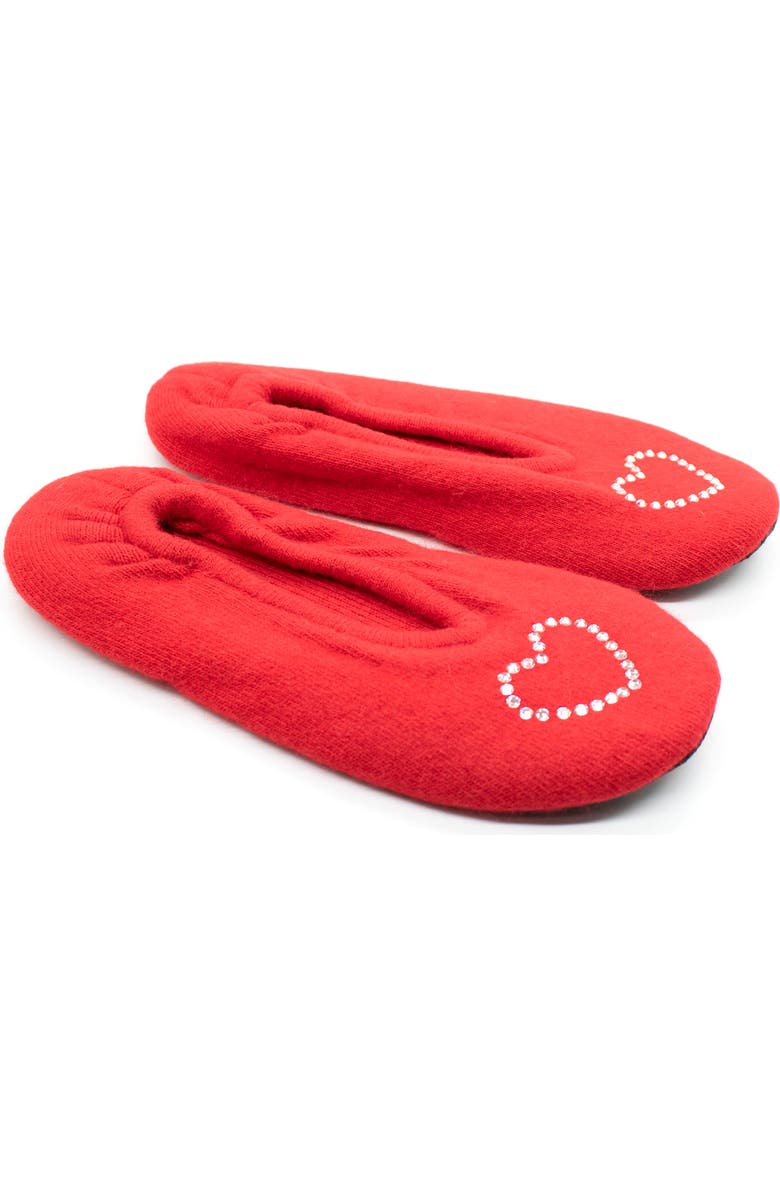 Portolano Rhinestone Heart Slipper, Main, color,