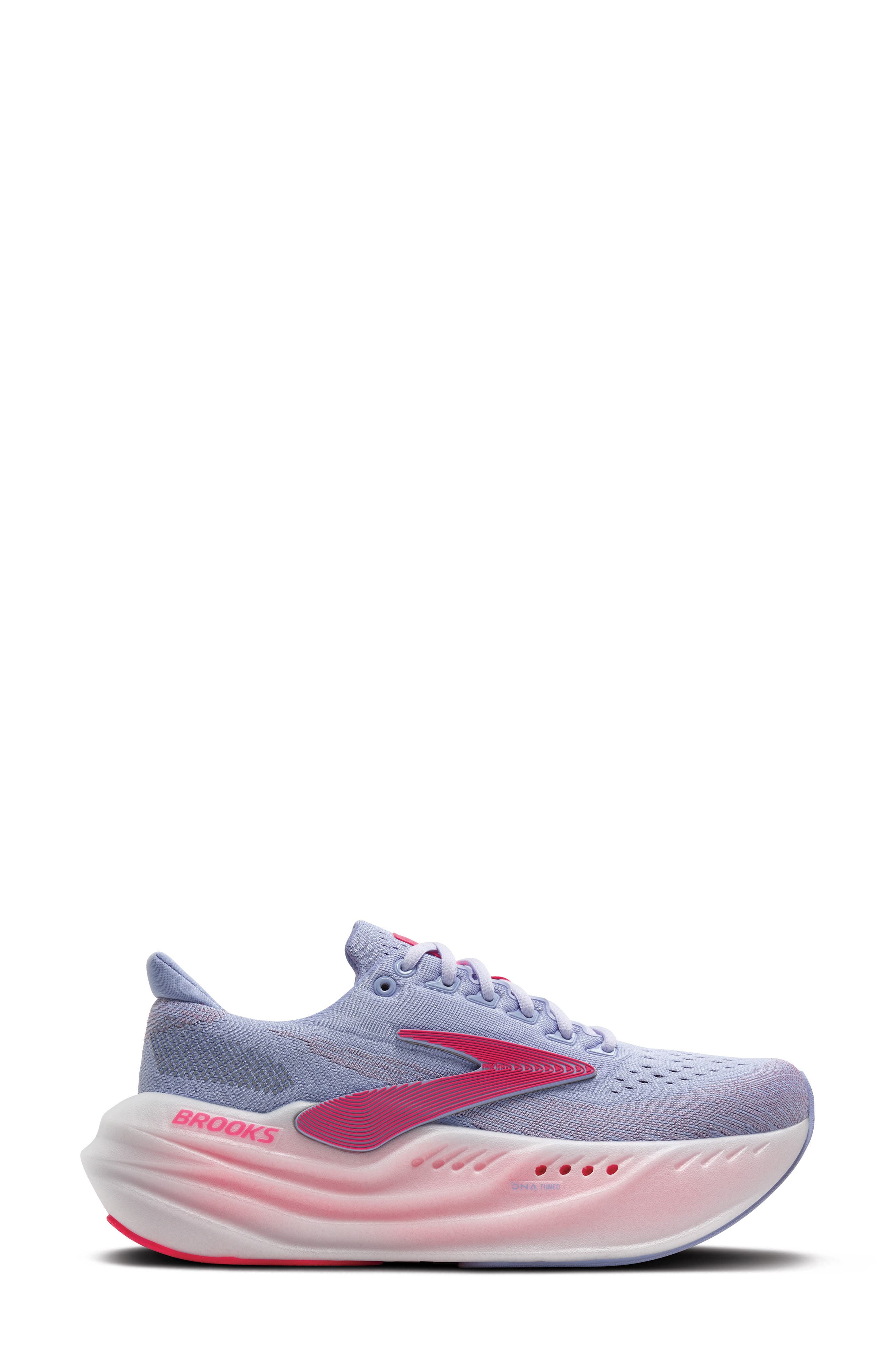 Brooks Glycerin Max Running Shoe, Alternate, color, Blue Heron/ Diva Pink/ White