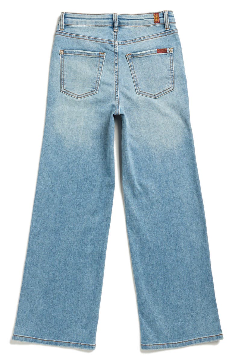 7 For All Mankind Kids' Lotta Embroidered Wide Leg Jeans, Alternate, color, Prophecy