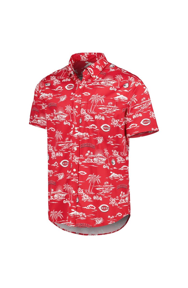 Reyn Spooner Men's Reyn Spooner Red Cincinnati Reds Team Performance Polo, Alternate, color,