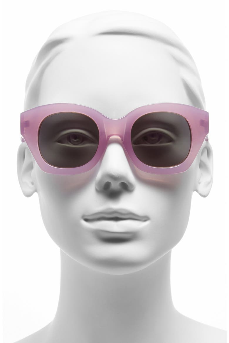 45mm Retro Sunglasses, Alternate, color, PINK
