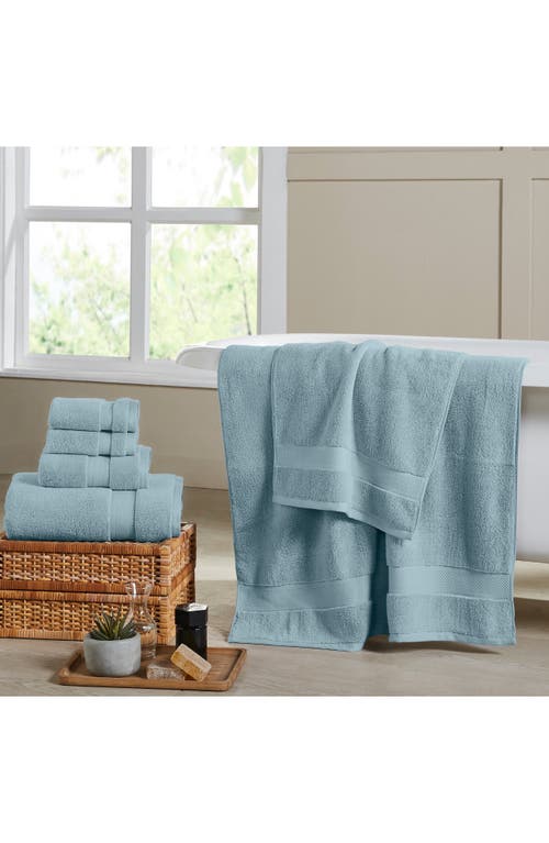 Modern Threads Luxury Quick Dry 6-piece Towel Set In Seafoam