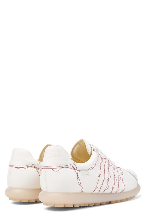 Camper Sneakers Mit Ziernaht In White
