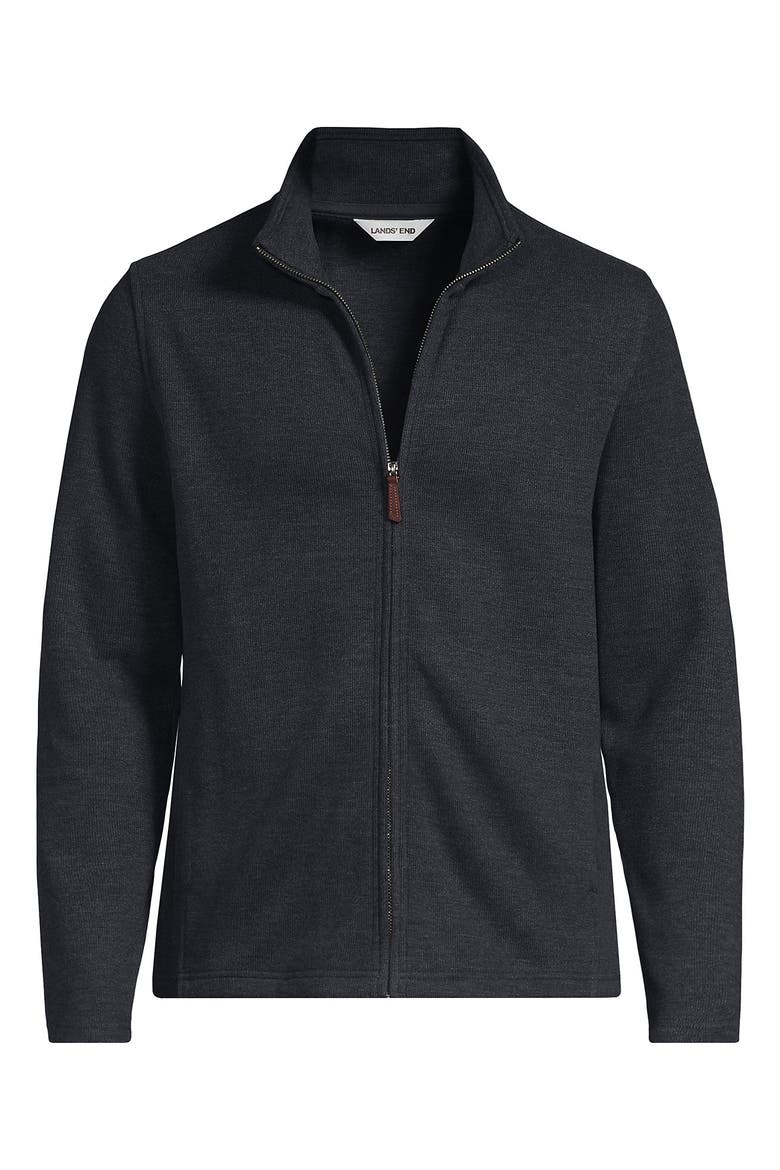 Bedford Rib Full Zip, Alternate, color, Dark Charcoal Heather