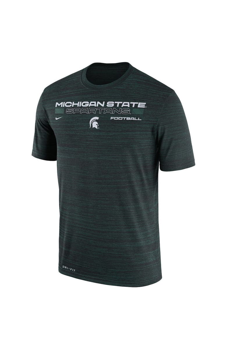 Nike Men's Nike Green Michigan State Spartans Team Velocity Legend Performance T-Shirt, Alternate, color, 