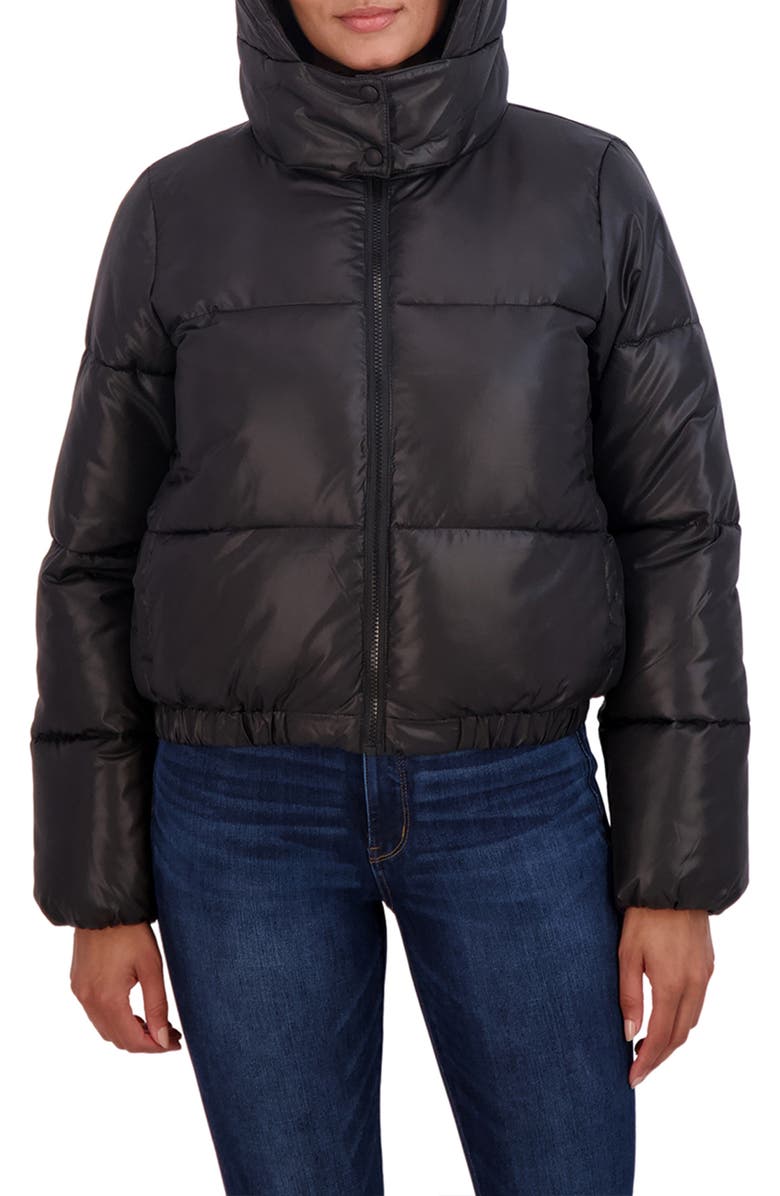 Sebby Short Puffer Jacket, Alternate, color, 