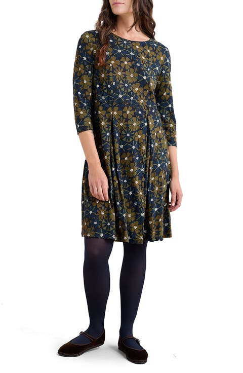 Witch Hazel Floral Jersey Dress