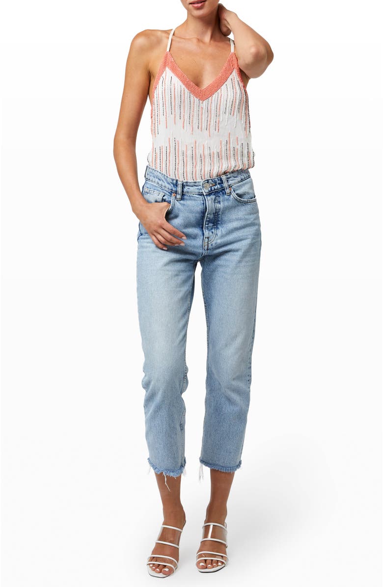 AS by DF Ibiza Beaded Cami, Alternate, color, White