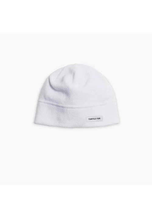 Turtle Fur Fleece Multi-season Beanie In White