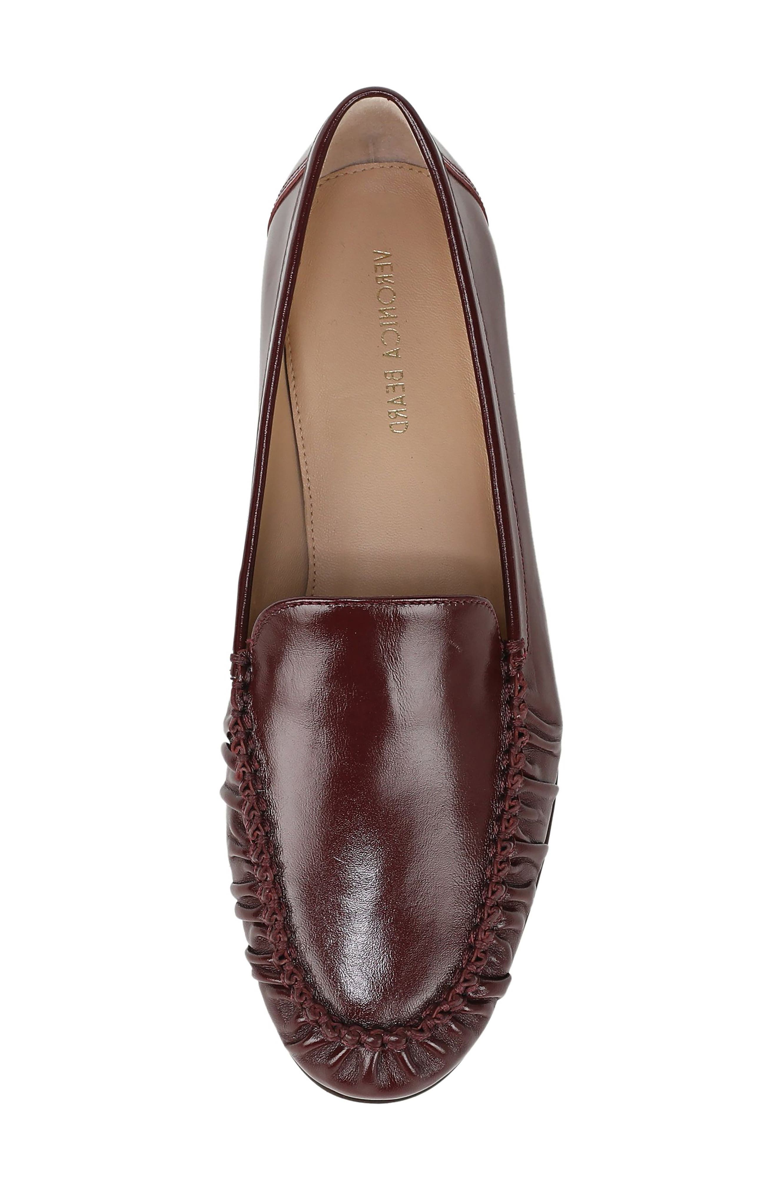 Prilla Loafer, Alternate, color, BURGUNDY LEATHER