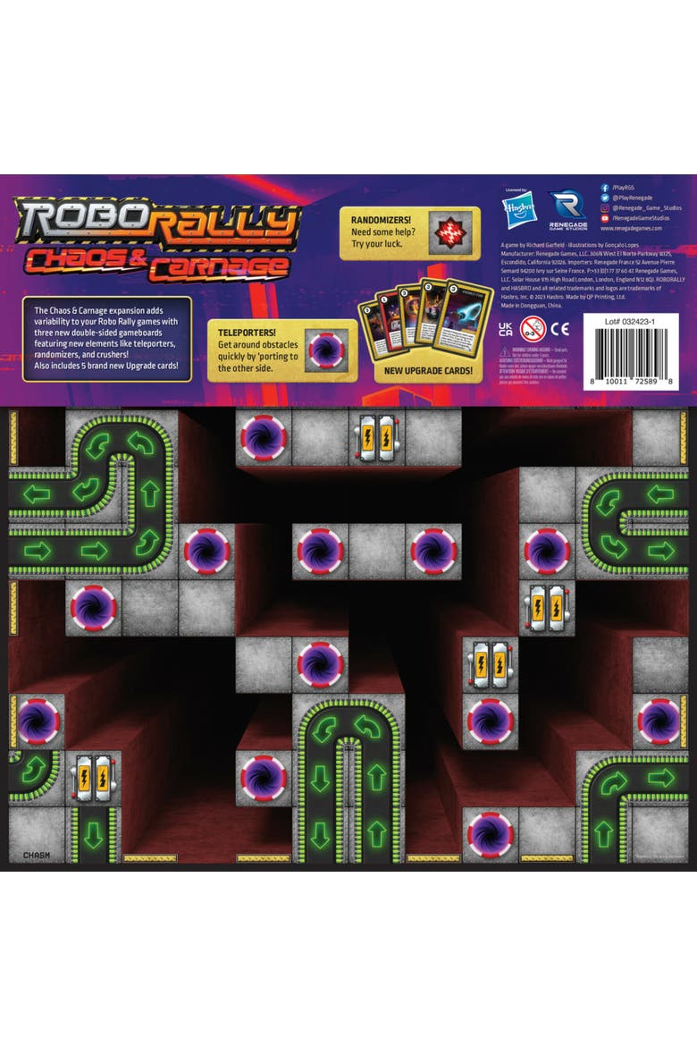 Robo Rally Chaos & Carnage Expansion, Alternate, color, Multicolored